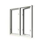 Elitfönster Sidohängt Fönster Elit Retro 3-Glas Aluminium 2-Luft MF2-AL 11x18 Alu 2L 11/18