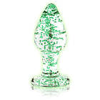 Ouch! Glow in the Dark Glass Butt Plug small