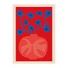 Paper Collective The Red Vase poster 50x70 cm
