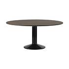 Muuto Midst pelarbord o160 cm Dark Oiled Oak-Black