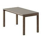 Muuto Couple 1 Wavy soffbord 40x84x40 cm Taupe-dark oiled oak