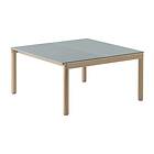 Muuto Couple 1 Plain-1 Wavy sofabord 80x84x40 cm Pale blue-oak