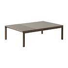 Muuto Couple 2 Plain-1 Wavy sofabord 120x84x35 cm Taupe-dark oiled oak