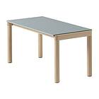 Muuto Couple 1 Wavy sofabord 40x84x40 cm Pale blue-oak