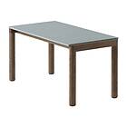 Muuto Couple 1 Wavy tables Basses 40x84x40 cm Pale blue-dark oiled oak
