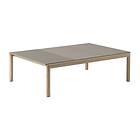 Muuto Couple 2 Plain-1 Wavy sofabord 120x84x35 cm Taupe-oak