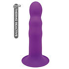 Dream Toys Premium Ribbed Dildo Purple