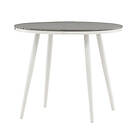 Venture Design Matbord Break Ø90 cm Dining Table Round- White / Grey Alu Aintwood 2079-400