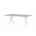 Venture Design Trädgårdsbord Garcia 200 cm Diningtable Alumnium White / Light Grey Aintwood 6005-400