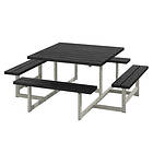 Plus Picknickbord Picnic ReTex 200 cm Bord- / bänkset ReTe× Svart 188810-35