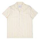 Les Deux Lawson Stripe Ss Shirt Ivory/lemon Sorbet