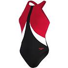 Speedo Colourblock High Neck Swimsuit (Dame)