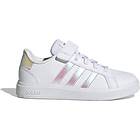 Adidas Grand Court Elastic Lace and Top Strap (Jr)