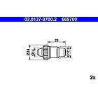 ATE Tillbehörssats. bromsbackar. parkeringsbroms 03.0137-9700.2