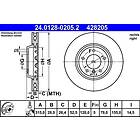 ATE Bromsskiva 24.0128-0205.2