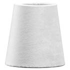 PRhome Lampskärm Queen Sammet Vit 12cm