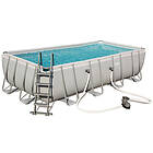 Bestway Poolpaket Power Steel 5,49m 2,74m 1,22m Rectangular Pool Set