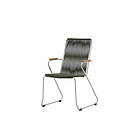 Venture Design Matstol Bois Diningchair Steel Silver / Green Rope 9558-004