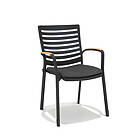Lifestylegarden Stol Portals Dark PORTALS carver chair, black ALU 41366