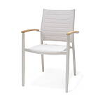 Lifestylegarden Stol Portals Utomhus PORTALS Lite stacking armchair, light ALU / 4-pack 41313