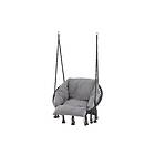 Venture Design Hanging Chair Hamtic Swing Steel/Fabric Grey / w pillows 6117-001