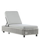 Venture Design Solsäng Vaiana Virya Sun Lounge inc. Cushion- Black / Grey Rope 2083-408