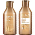 Redken All Soft Duo Shampoo 300ml + Conditioner 500ml