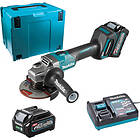 Makita GA005GD201 40v Angle Grinder Inc 2x 2.5Ah Batts