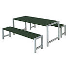 Plus Picknickbord 186 cm Grön 185400-11P