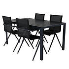 Venture Design Matgrupp Bundy med 4 Act Chairs BreakTable150*90-AlinaDiningChair