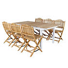 Venture Design Matgrupp Mendi med 6 Cane Chairs MexicoTable180/240-CaneFoldableC