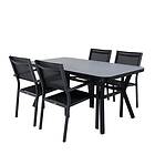 Venture Design Matgrupp Vyn med 4 Curz Stapelbara Matstolar GR21518VD