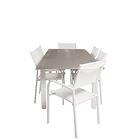 Venture Design Matgrupp Aleyna 152/210 med 6 Siri Karmstolar GR18994V