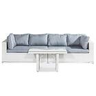 Comfort Garden Loungegrupp Bahamas 4-sits Rak med Soffbord 100x60 Utomhus 709813C