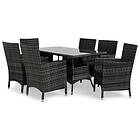 Comfort Garden Matgrupp Thor Bord 140 cm med 6 Fåtöljer Fåtölj 547414