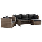 Comfort Garden Loungegrupp Wisconsin med Divan 5-sits 2008214C