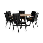 Comfort Garden Matgrupp Lines med 6 Las Vegas Stolar Karmstolar m Dyna 1181763