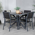 Venture Design Matgrupp Ande med 4 Livia Matstolar GR21281VD