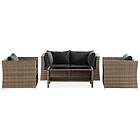 Comfort Garden Loungegrupp Wisconsin Divansoffa 4-sits 2008216C