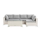 Comfort Garden Loungegrupp Bahamas 5-sits Bord Vit 644737 Utomhus