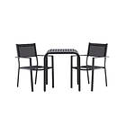Venture Design Cafégrupp Borneo Bord med 2 Copacabana Stolar GR23319V