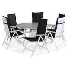 Comfort Garden Matgrupp Tunis Rund 140 med 6 Monaco Light Stolar Stol m Dyna 819605