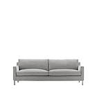 Eilersen Streamline 3-sits soffa bakar 47 ljusgrå-rostfritt stål