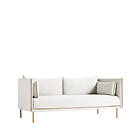 Hay Silhouette 2-sits soffa tyg coda 100 cognac piping beige, cognac piping, oljade ekben