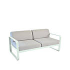 Fermob Bellevie 2-sits soffa ice mint, flannel grey dyna