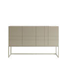 Asplund Kilt Light 137 sideboard dark sand, 3 dörrar