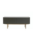 Asplund Luc Deluxe 160 sideboard taupe, topp carrara, ben p6, lådor