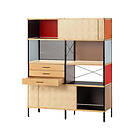 Vitra Eames storage unit ESU bokhylla Multi-Svart ram