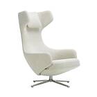 Vitra Grand repos fåtölj aluminiumstativ Nubia 01 ivory-pearl