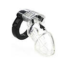 Clear Adjustable Chastity Cage